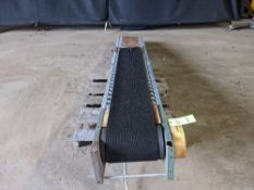 Qty (1) Hytrol Belt Over Roller Case Conveyor - Solo Drive Section - Belt Transfer - 120"L x 12"