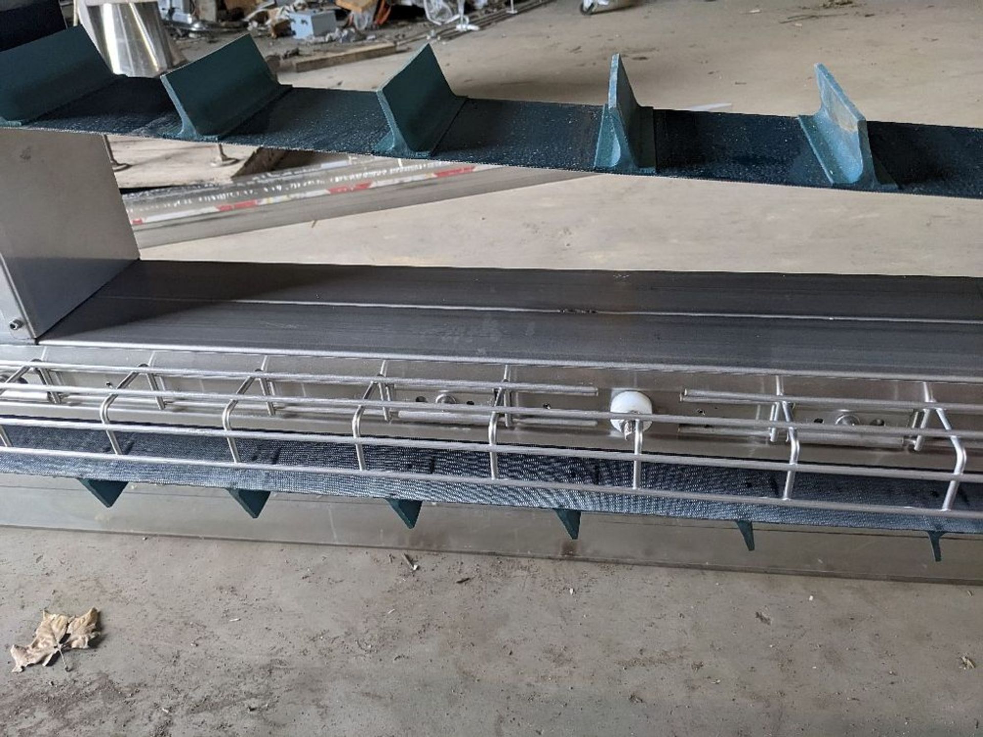 Gassner Cleated Belt Conveyor - 6" W Belt - 2" Tall Cleates - 348" L - Motor: SEW-Euro Drive 240/ - Image 4 of 7