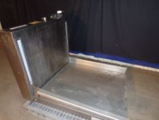 Qty (1) Stainless Steel Pallet or Bulk Product Lift Table - Stainless Steel construction - Up and