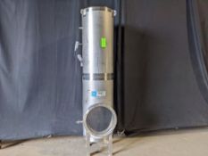 Qty (1) Osmonics Ozone Contact Tank - 188 gallon capacity - 2-1/2' tri-clamp inlet / 2' tri-clamp