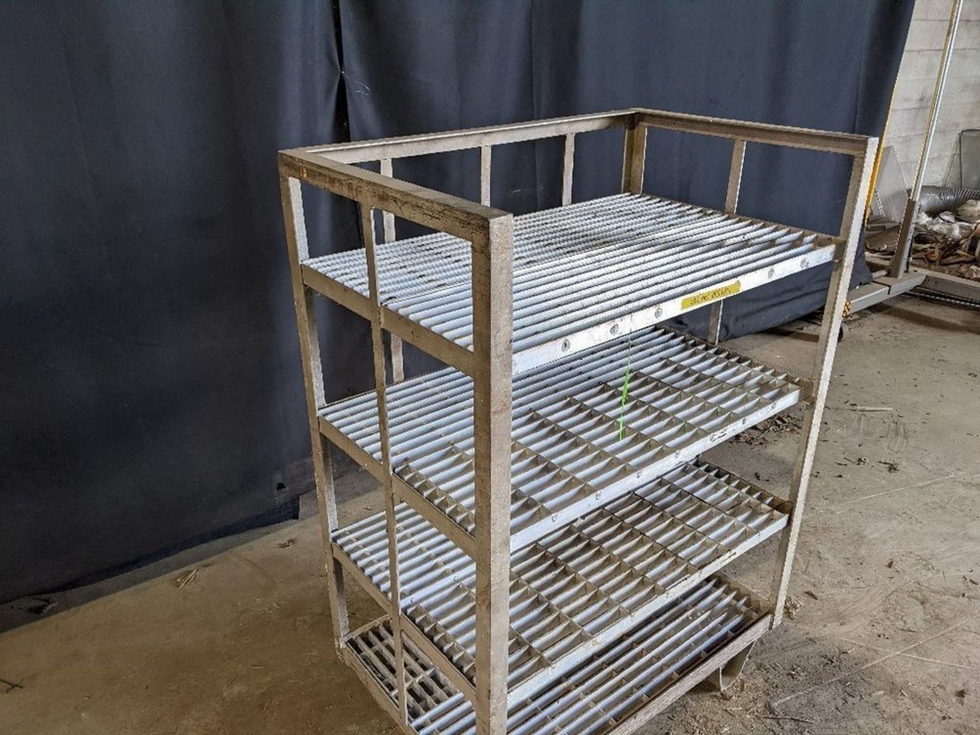 Qty (1) Metal Rack - 36"L x 24"W x 51"H, Model N/A, S/N N/A - Image 2 of 3