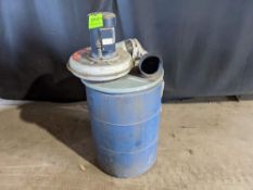 Qty (1) Vacuum Drum - Industrial Grade Shop-Vac - Seals to a 55gal. Dum - Motor: 208/230/460V Hp: .