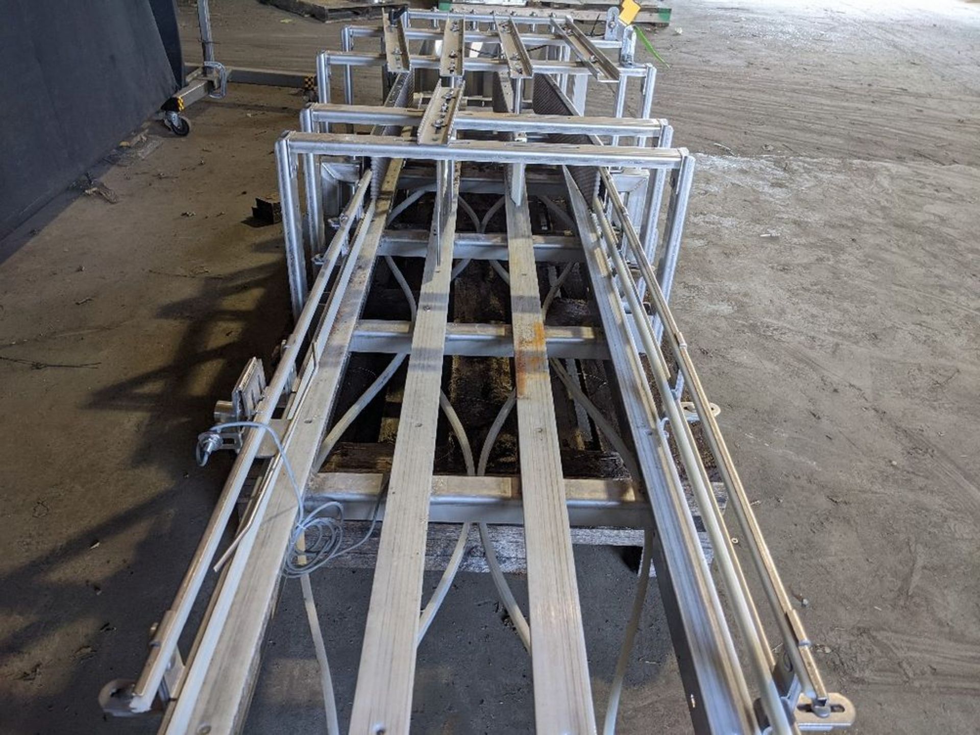 Qty (1) 24" Wide Sentry Matt Top Conveyor - All Stainless Steel Construction - Overhead Lanes - Image 3 of 6