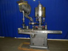 Qty (1) Consolidated D4FA 4 Head Rotary Screw Capper - Consolidated Model D4FA Rotary Screw Capper -