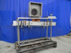 Qty (1) Ling Air Conveyor Pickup Module - All Stainless-Steel Construction - Adjustable Infeed