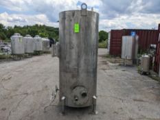 Qty (1) Ozone Contact Tank - All Stainless Steel Construction - 340 gallon capacity - 15' flanged