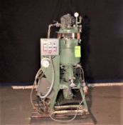 Qty (1) Abbe 6 Gallon Vacuum Planetary Mixer - 6 gallon jacketed vacuum rated unit with heat and
