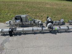 Krones Air Conveyor Sections Including (5) 32' Straight w/ Blowers (1) 20' Straight w/ Blowers (1)