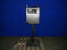 Qty (1) VideoJet XL100 Inkjet Coder - XL-100 non contact inkjet printer - Stand mounted with air