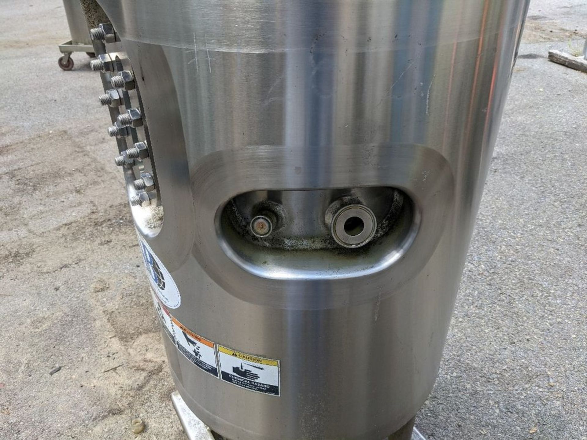 Qty (1) A+B Process Jacketed Vertical Stainless Steel Pressure Tank or Reactor 20 Gallon - - Image 3 of 7