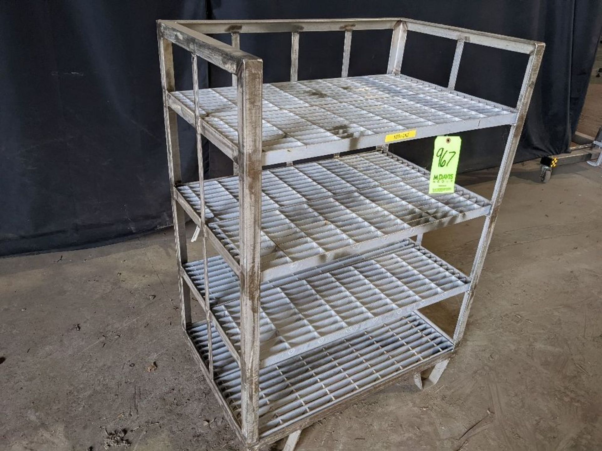 Qty (1) Metal Rack - 36"L x 24"W x 51"H, Model N/A, S/N N/A - Image 2 of 3