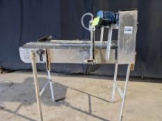 Qty (1) All Stainless Steel Dynamic Transfer Conveyor - Including Drive for 18" W Matt Top Chain -