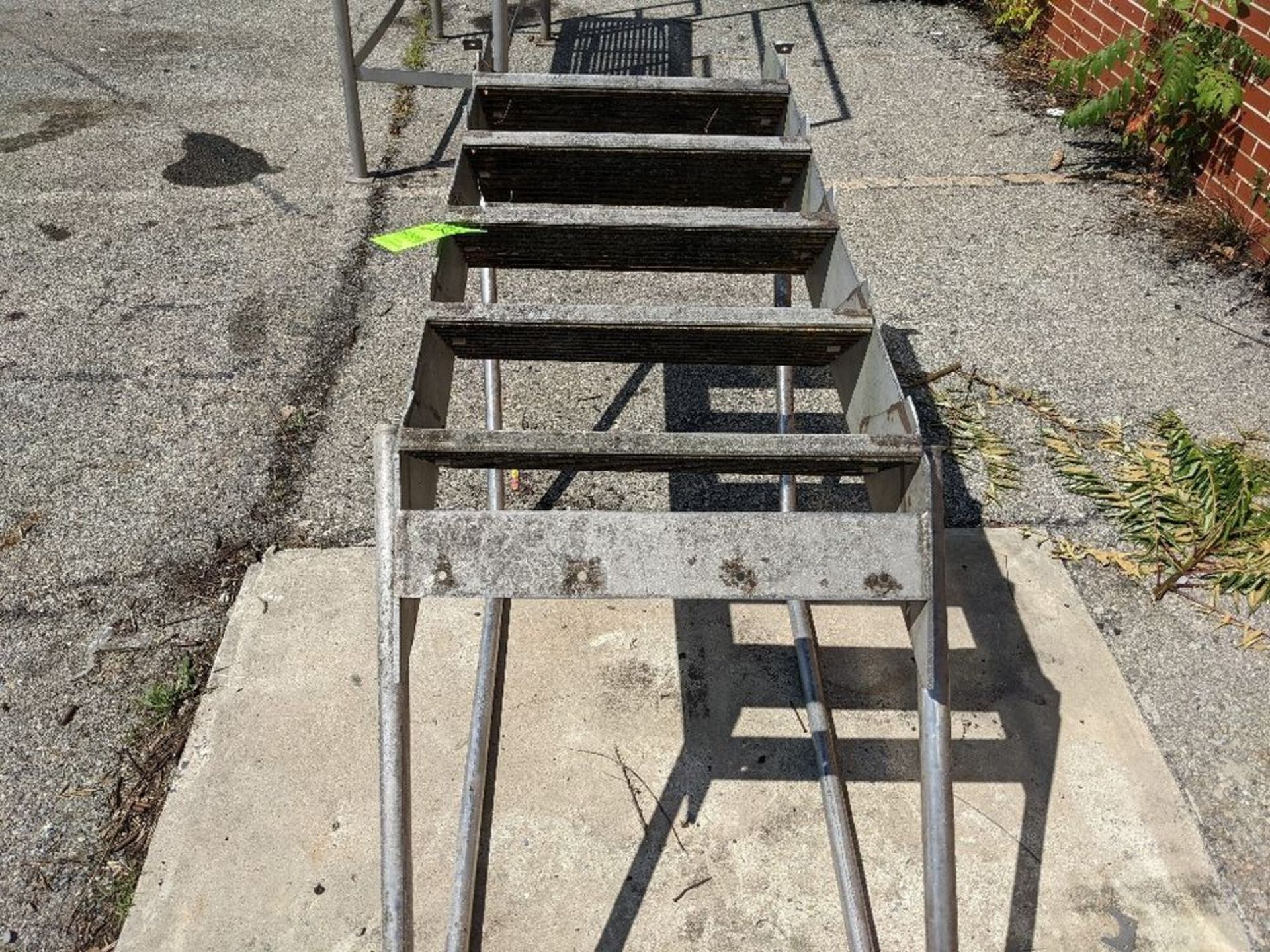 Qty (1) Platform Stairs - 5 Step Staircase for Platforms - OAD: 84"L x 28"W x 36" H , Model N/A, S/N - Image 3 of 3