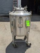 Qty (1) Letsch 100 Gallon Stainless Phramaceutical Grade Tank - All 316L stainless steel