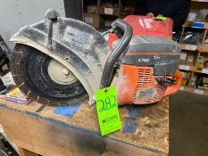 Husqvarna Gas Saw, M/N K760, S/N 20122100044, with Blade (LOCATED IN MONROEVILLE, PA)