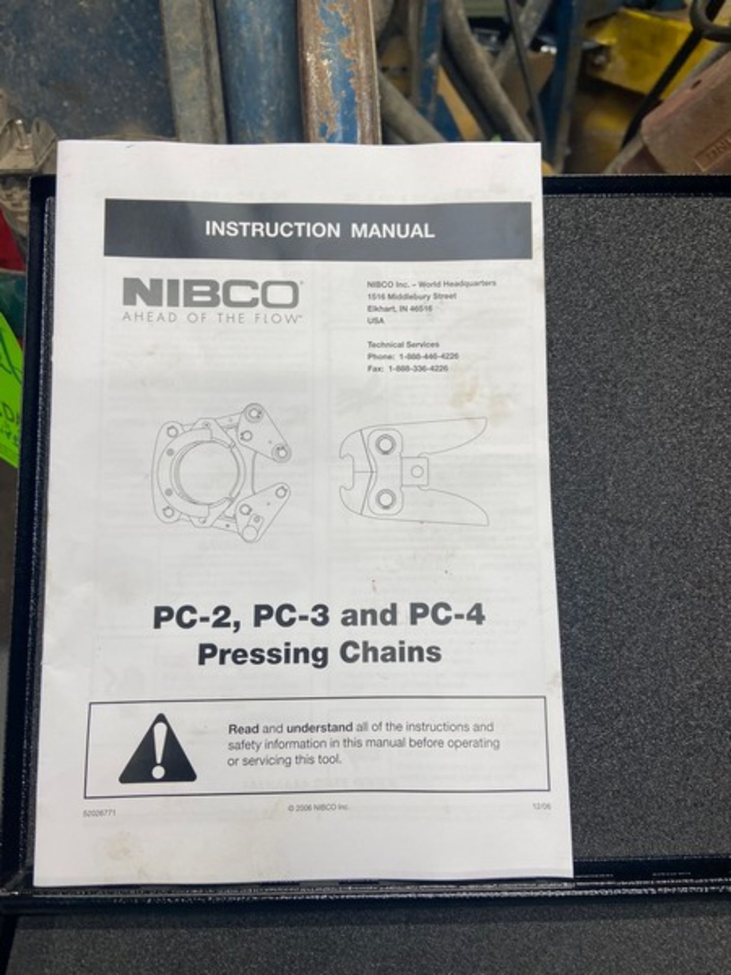 NIBCO 3” Pressing Chain, M/N PC-3, with Hard Case (LOCATED IN MONROEVILLE, PA) - Bild 3 aus 4