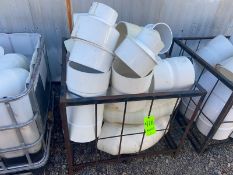 Assortment of PVC Fittings, with Cage Tote (LOCATED IN MONROEVILLE, PA)