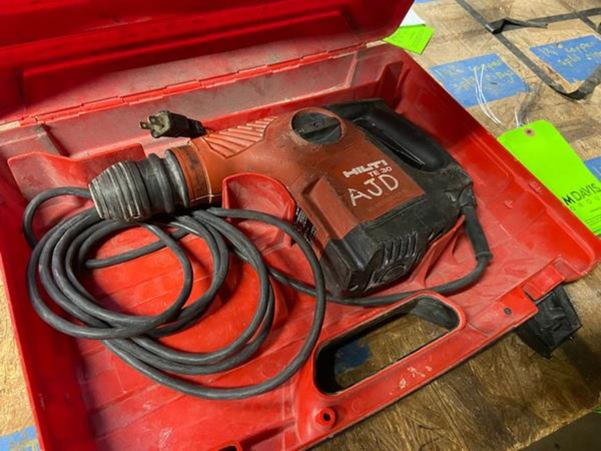 HILTI Rotary Hammer Drill, M/N TE 30, with Power Cord & Hard Case (LOCATED IN MONROEVILLE, PA) - Image 7 of 8