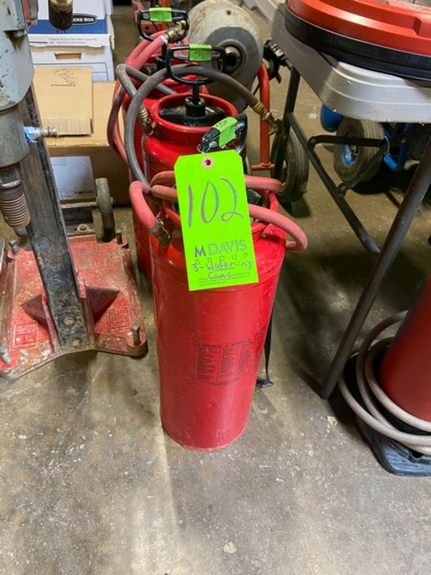 (3) Watering Cans, with Hand Pumps (LOCATED IN MONROEVILLE, PA)(RIGGING, LOADING, & SITE