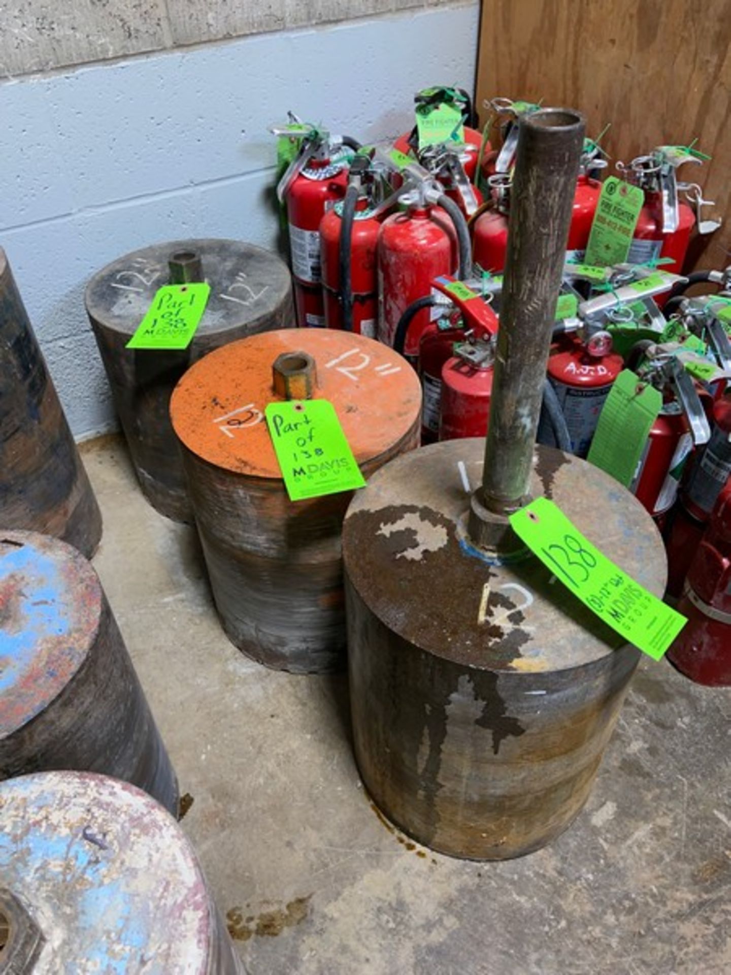 (3) 12” Wet Core Drill Bits, 1-with An Extender, Aprox. 14-1/2” L (LOCATED IN MONROEVILLE, PA)