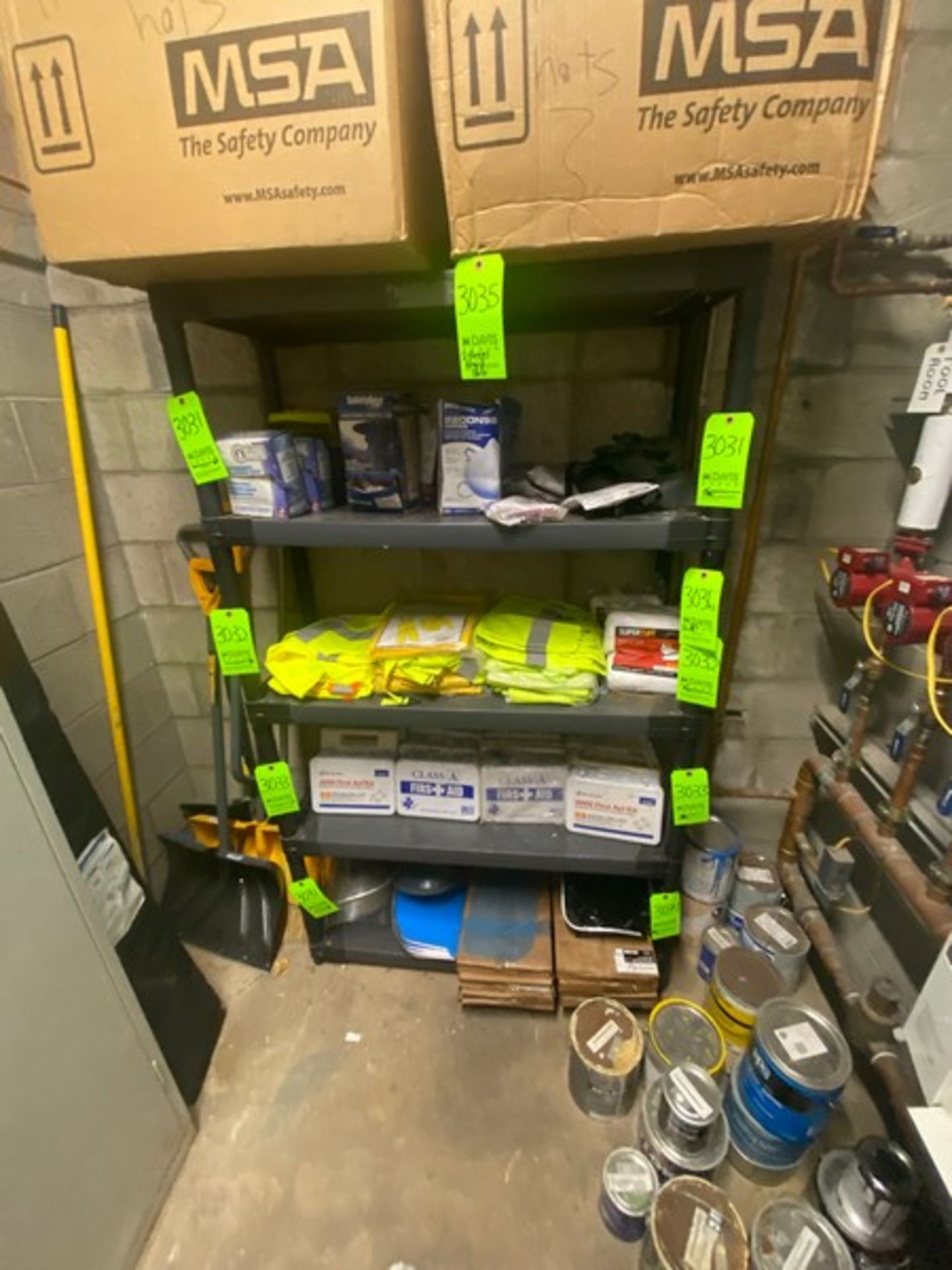 5-Shelf Plastic Shelving Unit (LOCATED IN MONROEVILLE, PA) (RIGGING, LOADING, & SITE MANAGEMENT FEE: