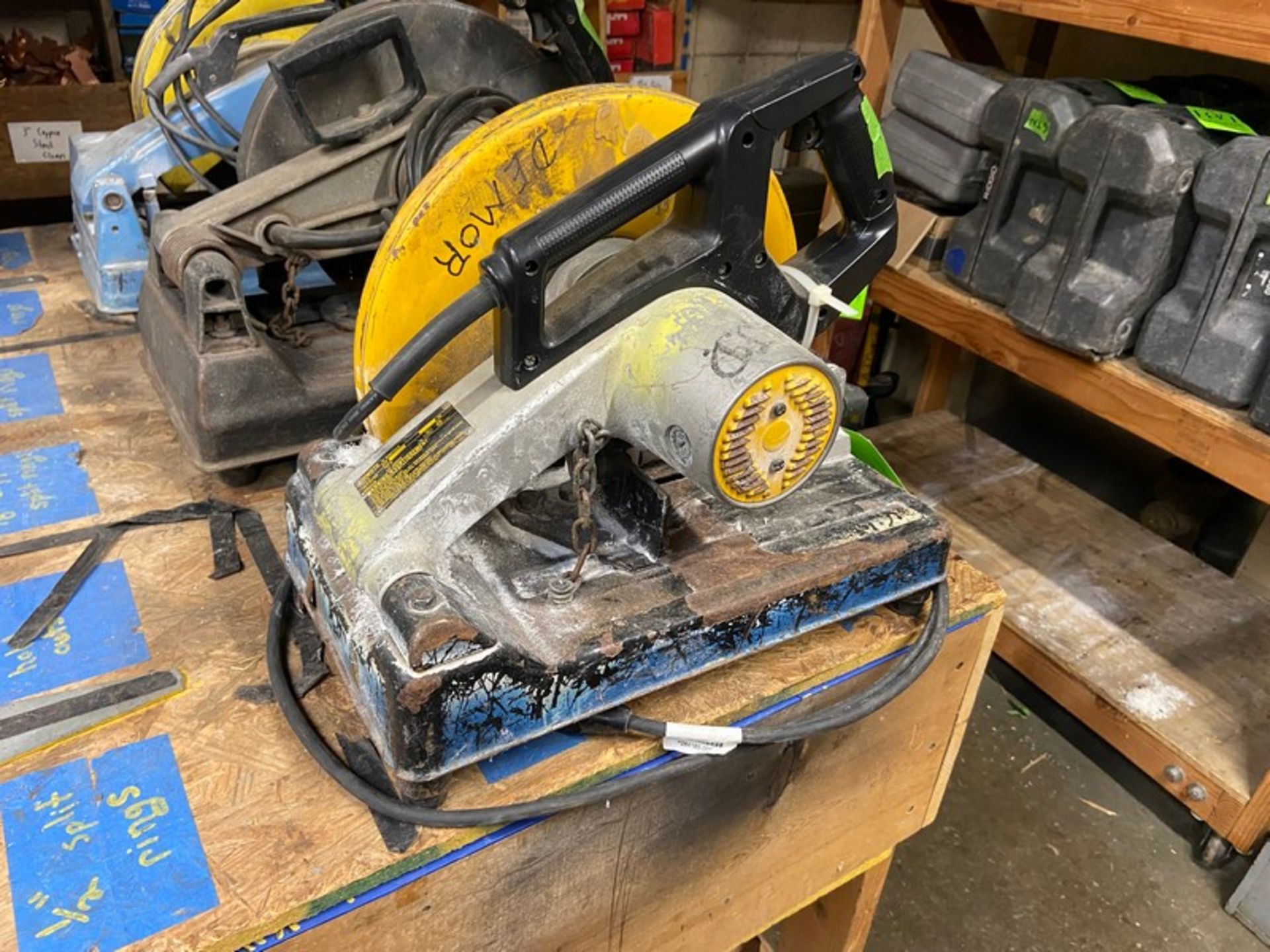 DeWalt 14” Chop Saw, S/N 89600, 120 Volts, 3800 RPM (LOCATED IN MONROEVILLE, PA)(RIGGING, LOADING, & - Image 2 of 3