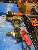 Power Drills, with (1) 90 Degree Angle Drills, with Power Cords (3-Pce. Lot) (LOCATED IN
