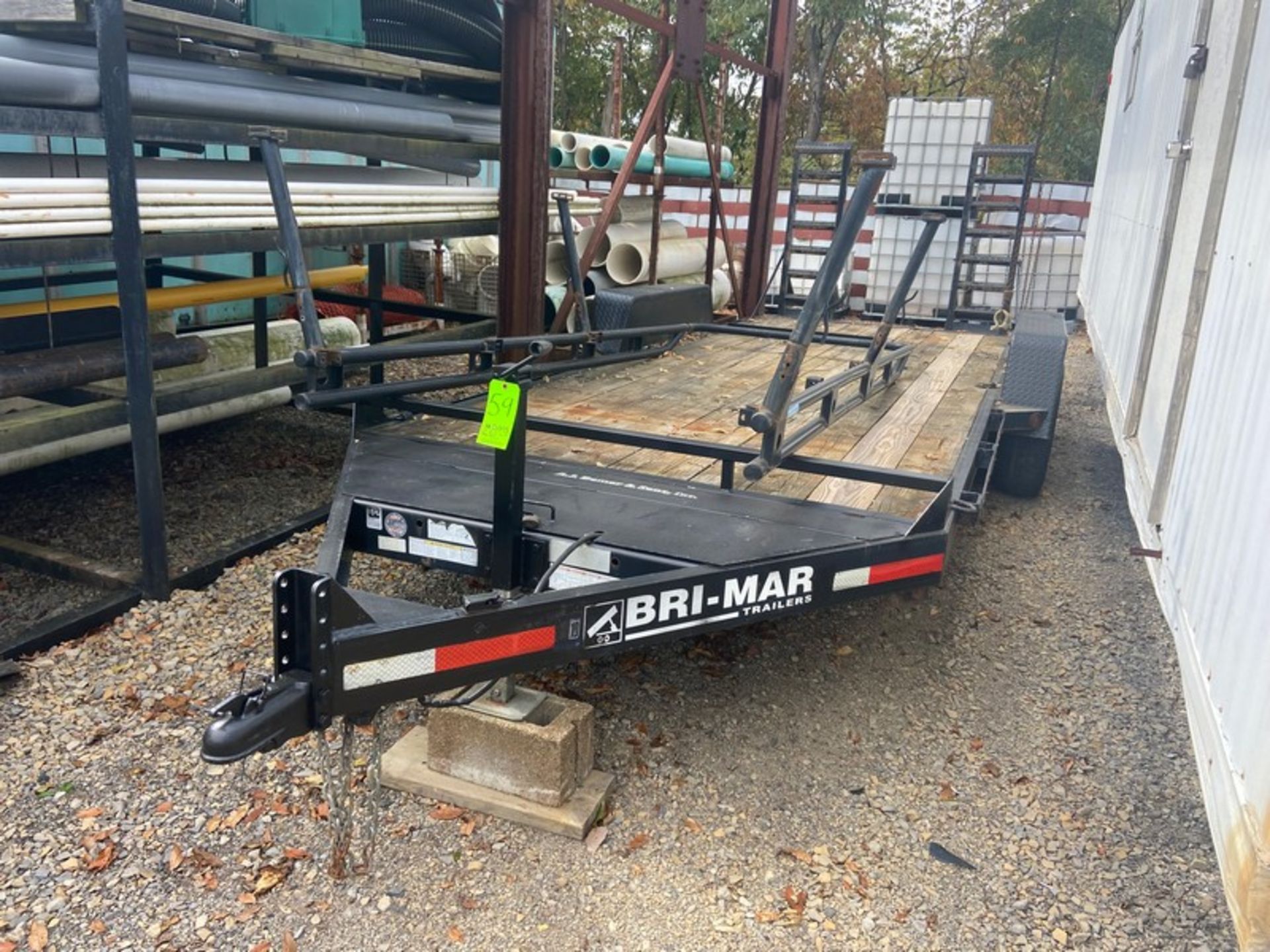 Bri-Mark 2-Axle Trailer, with Aprox. 18 ft. L Deck x 76” W (LOCATED IN MONROEVILLE, PA) - Image 10 of 12