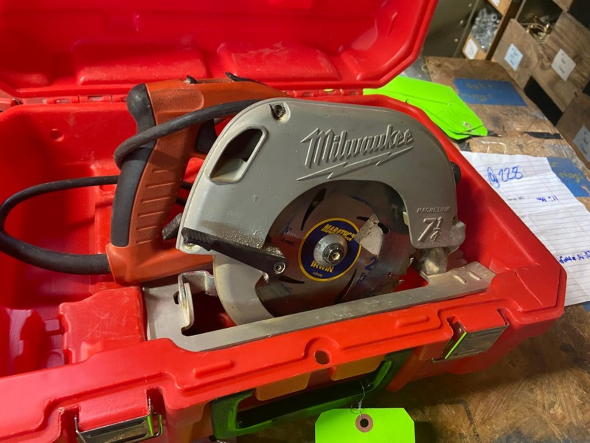 (1) Milwaukee Circular Saw with Hard Case (LOCATED IN MONROEVILLE, PA) - Image 2 of 6