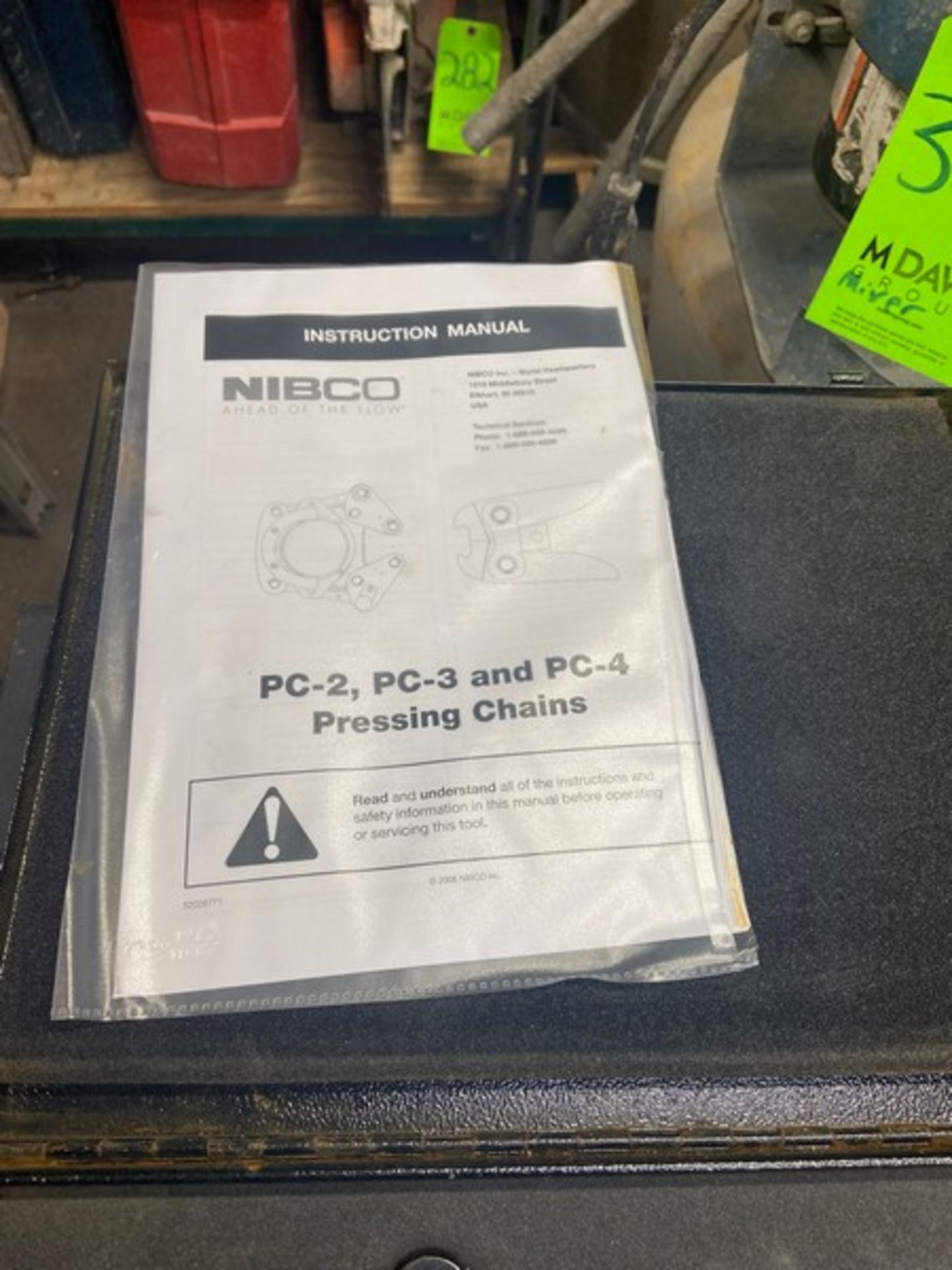 NIBCO 4” Pressing Chain, M/N PC-4, with Hard Case (LOCATED IN MONROEVILLE, PA) - Image 3 of 4