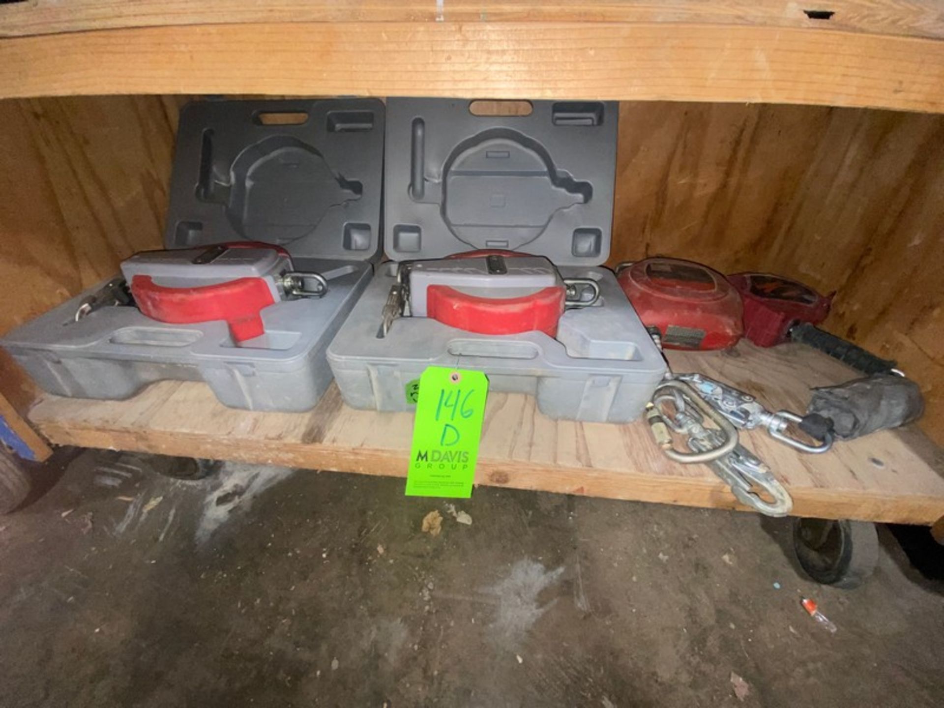(4) Safety Retraction Devices, 2-with Hard Cases (LOCATED IN MONROEVILLE, PA) (RIGGING, LOADING, &