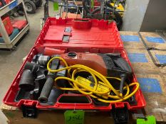 HILTI Power Rotary Hammer Drill, M/N DD 110-W, with Power Cord & Hard Case (LOCATED IN