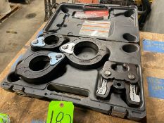 Rigid 2-1/2”- 4” ProPress Jaws, In Hard Case (LOCATED IN MONROEVILLE, PA)(RIGGING, LOADING, & SITE
