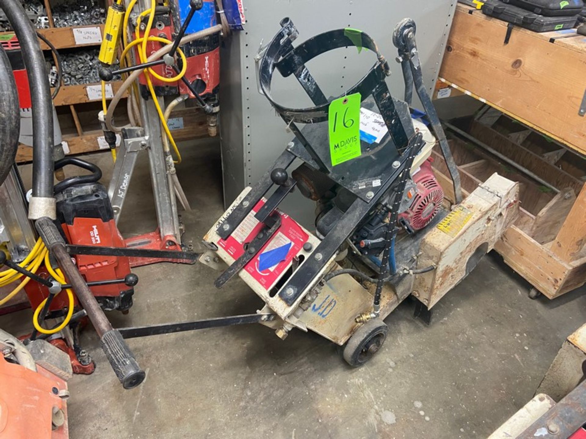 Miller Sturdi-Saw Walk-Behind Concrete Saw(LOCATED IN MONROEVILLE, PA)(RIGGING, LOADING, & SITE