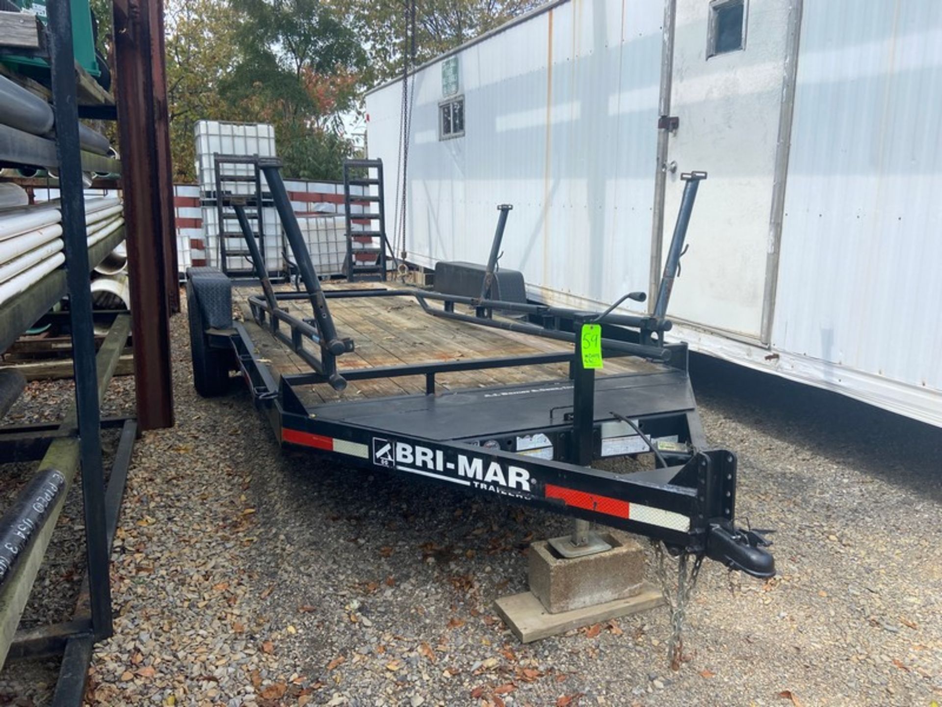 Bri-Mark 2-Axle Trailer, with Aprox. 18 ft. L Deck x 76” W (LOCATED IN MONROEVILLE, PA) - Image 9 of 12