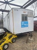 Dear John Office Trailer, with Side Door & Roll Up Rear Door (No Charge For Hitch-Up/Removal on