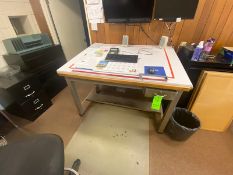 Drawing Table, Overall Dims. Aprox. 60” L x 45” W x 42” H (LOCATED IN MONROEVILLE, PA) (RIGGING,