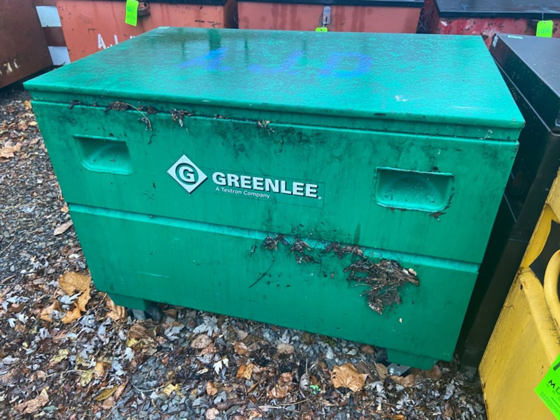 Greenlee Gang Box, with Hinge Lid, Overall Dims.: Aprox. 50” L x 32” W x 34” H (LOCATED IN - Bild 2 aus 5