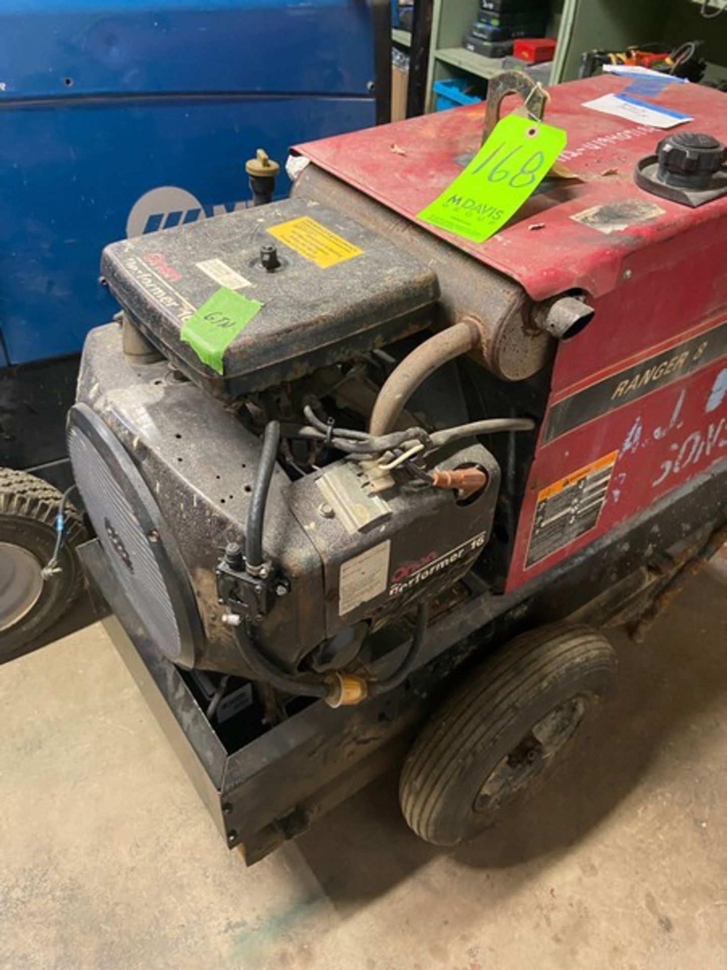 Lincoln Electric Ranger 8 Welder & Generator, with Onan Performermer 16 Engine, Mounted on - Image 4 of 6