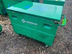 Greenlee Gangbox, Overall Dims.: Aprox. 50" L x 32" W x 34" H, with Handles, Mounted on Wheels (