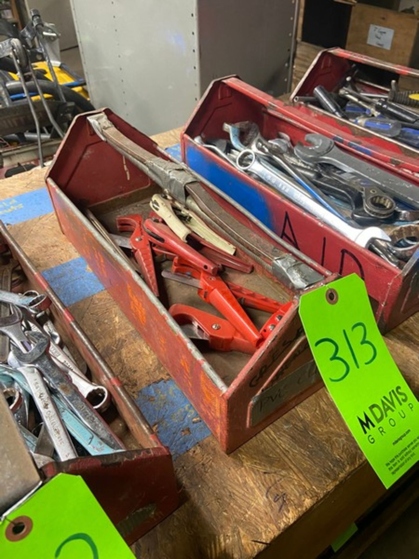 Assortment of PVC Cutters, Includes Toolbox (LOCATED IN MONROEVILLE, PA)