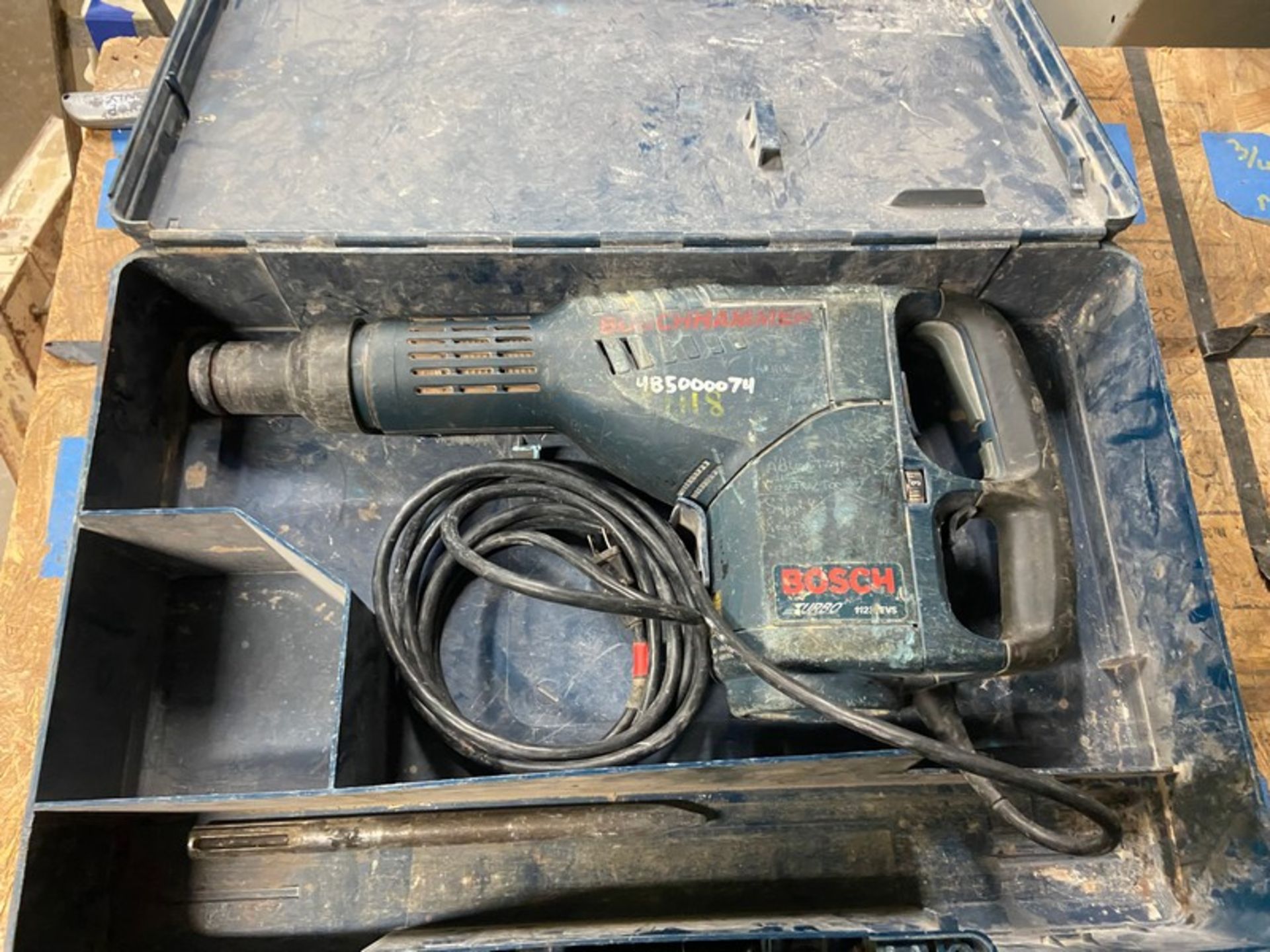 Bosch Power Rotary Hammer Drill, M/N BOSCHHAMMER, S/N 485000074, with Power Cord & Hard Case ( - Image 3 of 4