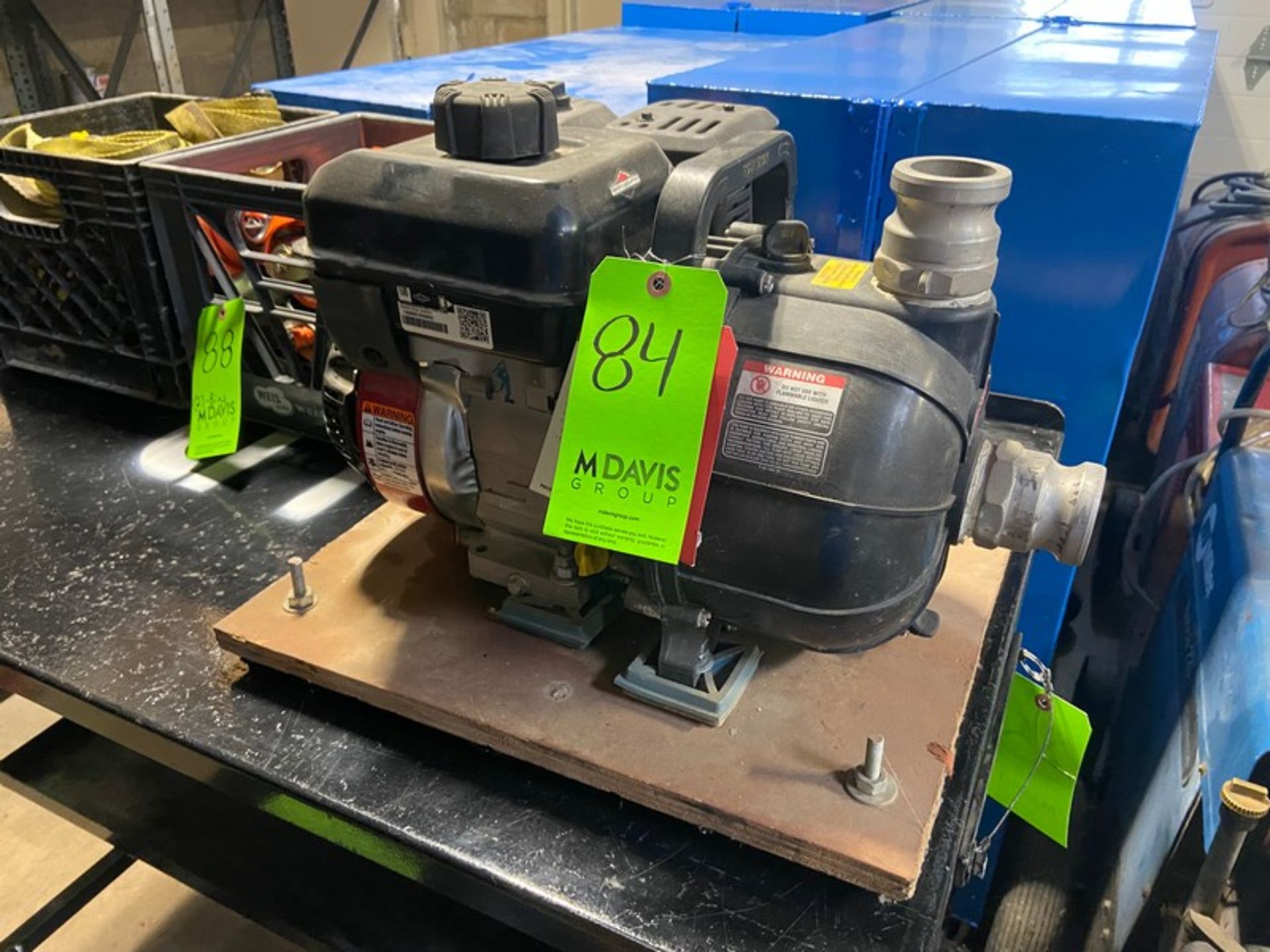 Pacer Transfer Pump, M/N SEB2PL E4C, S/N 42331, with Briggs & Stratton Motor (LOCATED IN
