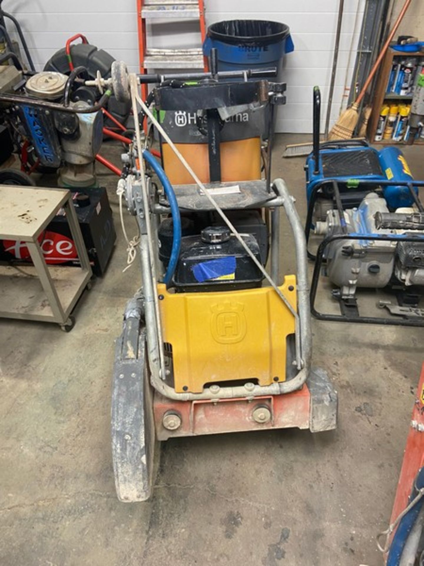 Husqvarna Walk-Behind Concrete Saw (LOCATED IN MONROEVILLE, PA)(RIGGING, LOADING, & SITE - Bild 3 aus 8