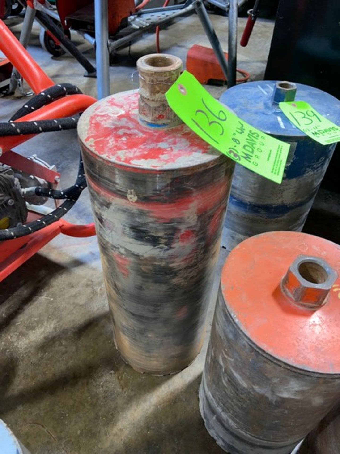 (3) 8” Wet Core Drill Bits, 1- Aprox. 20” L & 2- Aprox. 14-1/2” L (LOCATED IN MONROEVILLE, PA) - Image 3 of 3