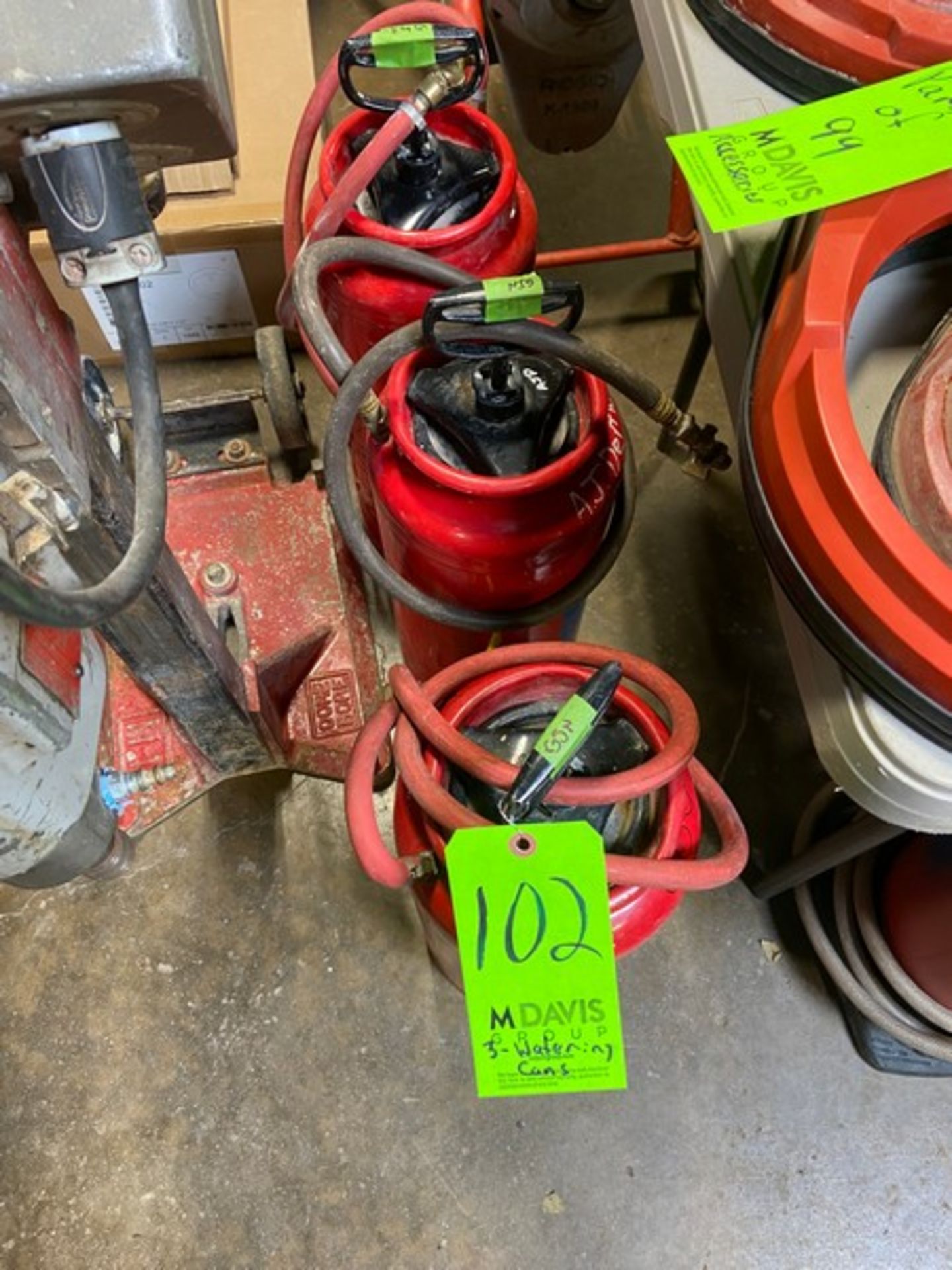 (3) Watering Cans, with Hand Pumps (LOCATED IN MONROEVILLE, PA)(RIGGING, LOADING, & SITE - Image 2 of 3