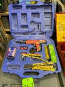 Powers Powder Actuated Fastening Tools, M/N RA3 500, with Hard Case (LOCATED IN MONROEVILLE, PA)