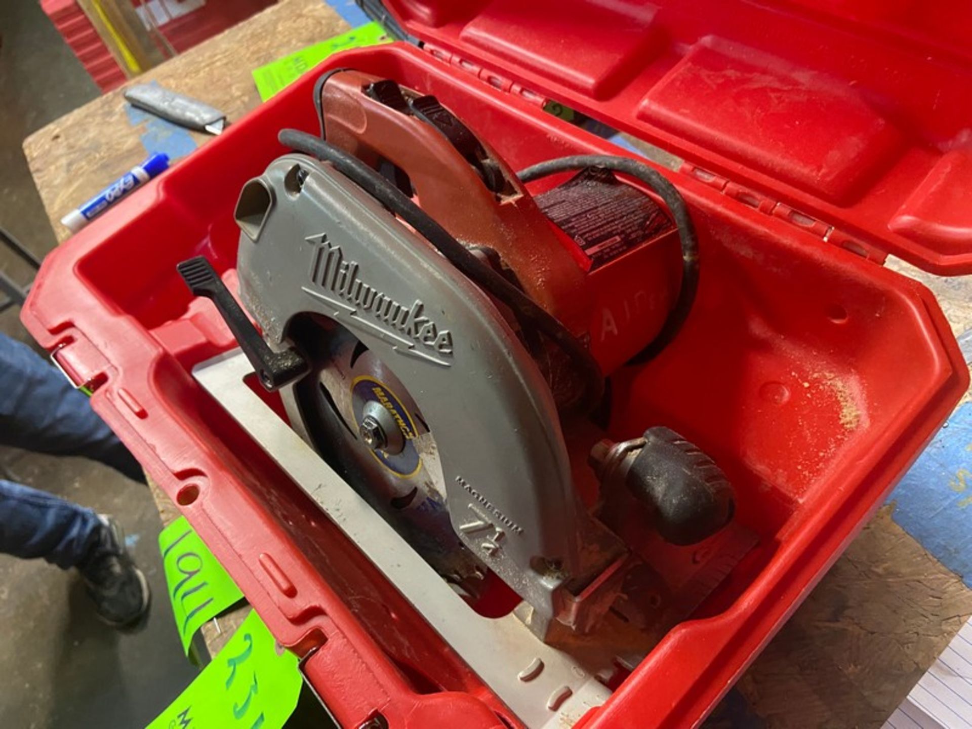 (1) Milwaukee Circular Saw with Hard Case (LOCATED IN MONROEVILLE, PA) - Image 3 of 6