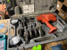 Rigid Crimping Tool, M/N 320-E, with Jaws & Fittings, with (2) Batteries & Charger, with Hard