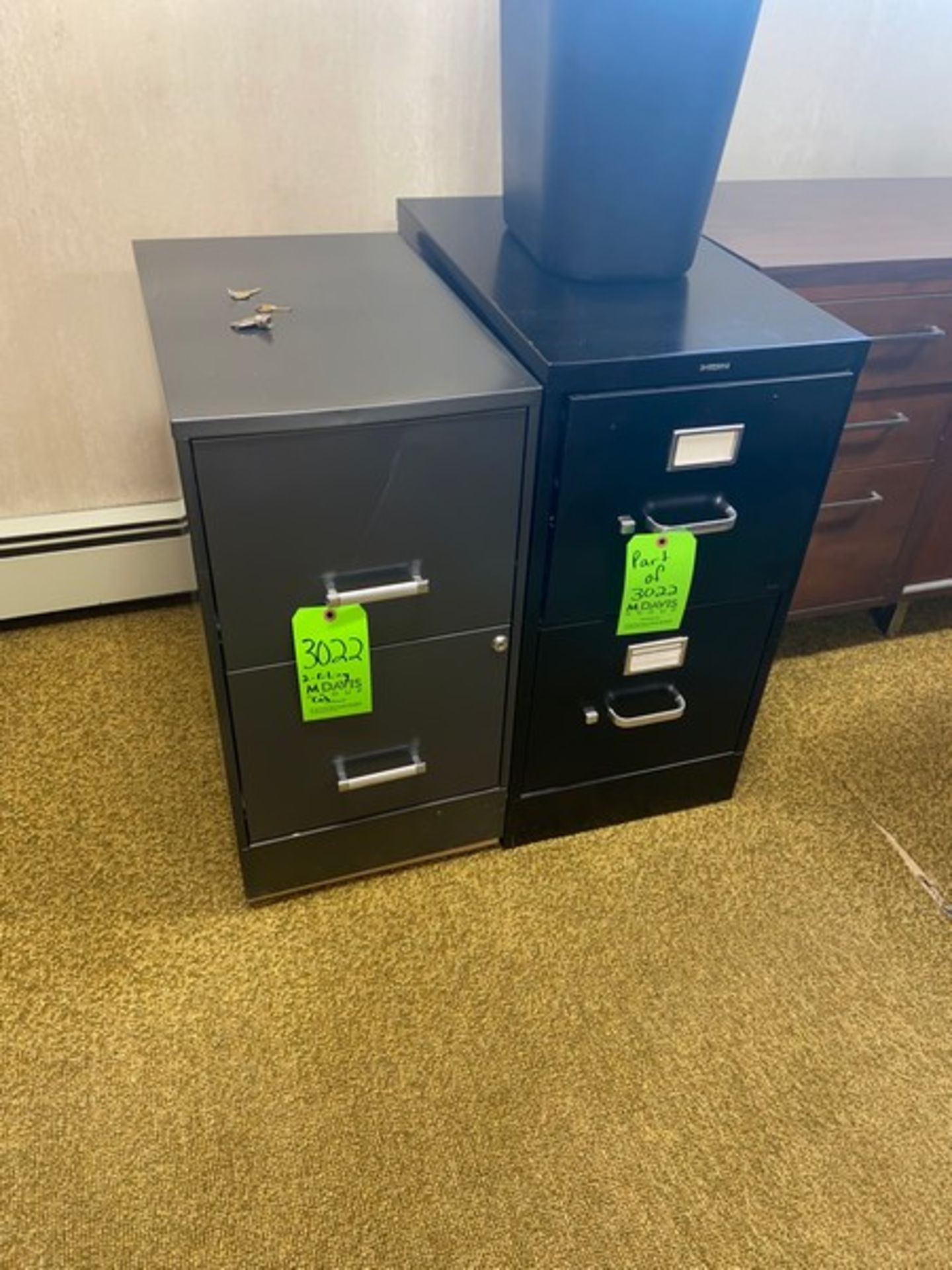 2-Drawer Filing Cabinets (LOCATED IN MONROEVILLE, PA) (RIGGING, LOADING, & SITE MANAGEMENT FEE: $